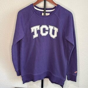 League Purple Crew Neck Sweater